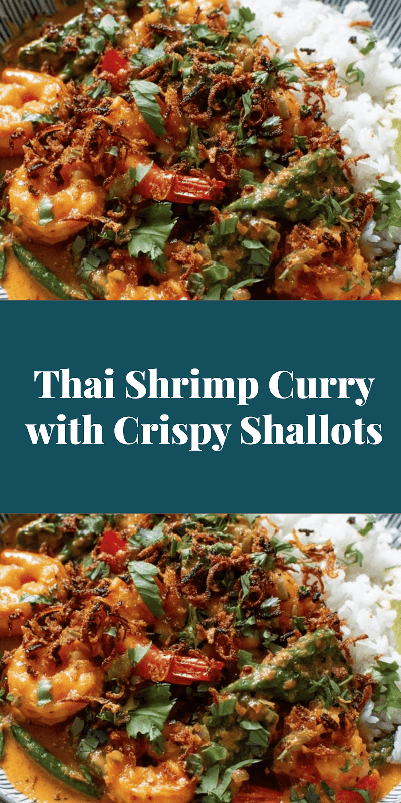 Thai Shrimp Curry with Crispy Shallots