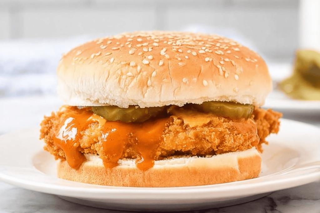 Air Fryer Buffalo Chicken Sandwich Recipe