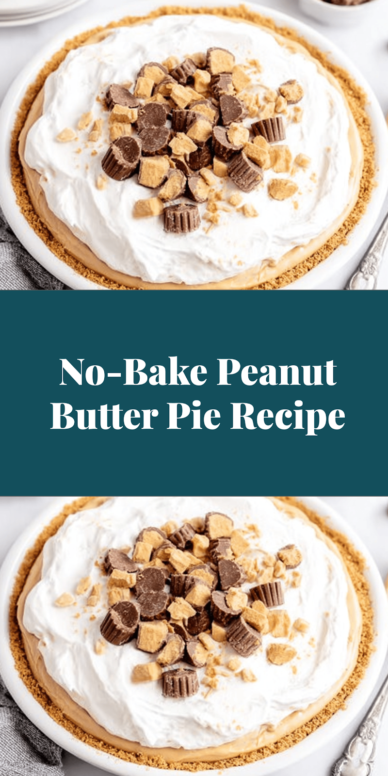 No-Bake Peanut Butter Pie Recipe