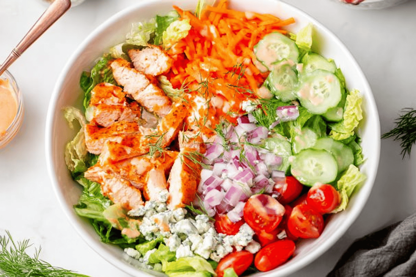 Buffalo Chicken Salad Recipe Easy and Delicious