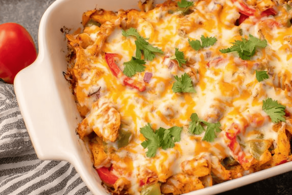 Chicken Fajita Casserole Recipe Delight