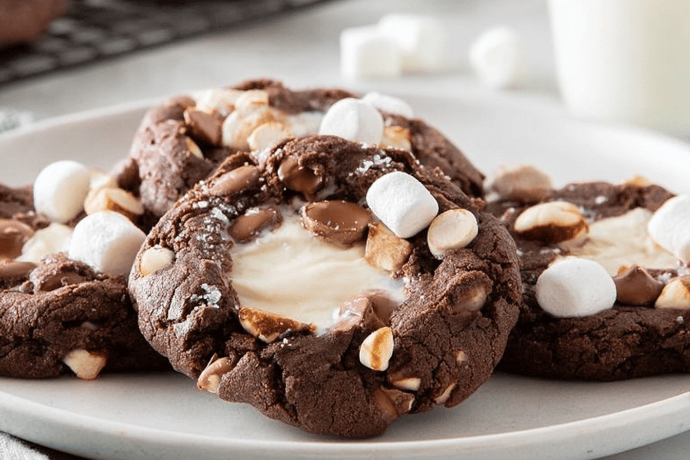 Chocolate Rocky Road Cookies Recipe Delight