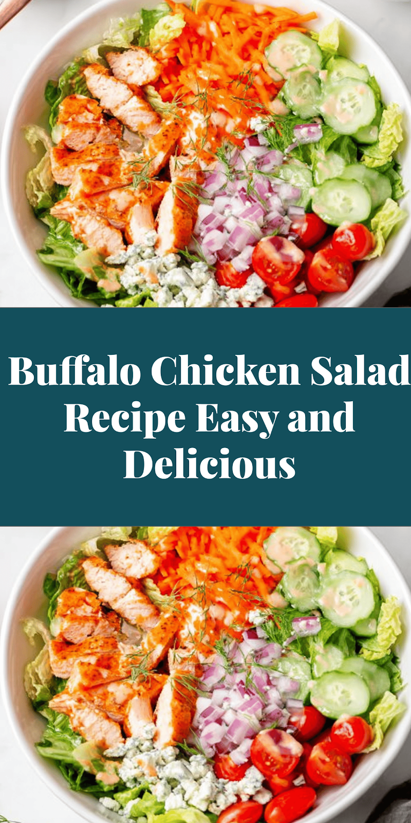 Buffalo Chicken Salad Recipe Easy and Delicious